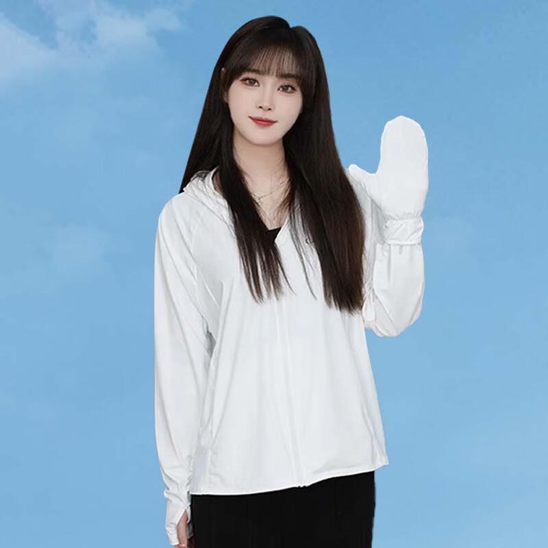 CAMEL Women s Knitted Sun Protection Hoodie with Gloves L