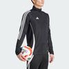 Adidas Tiro 24 Training Top With Striped Stand Collar Long Sleeve Soccer Jersey Men Tops Black IJ9963