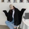 Koszula oversize Damska letnia szykowna kardigan Lantern Sleeve Biała koszula z długim rękawem Top na co dzień