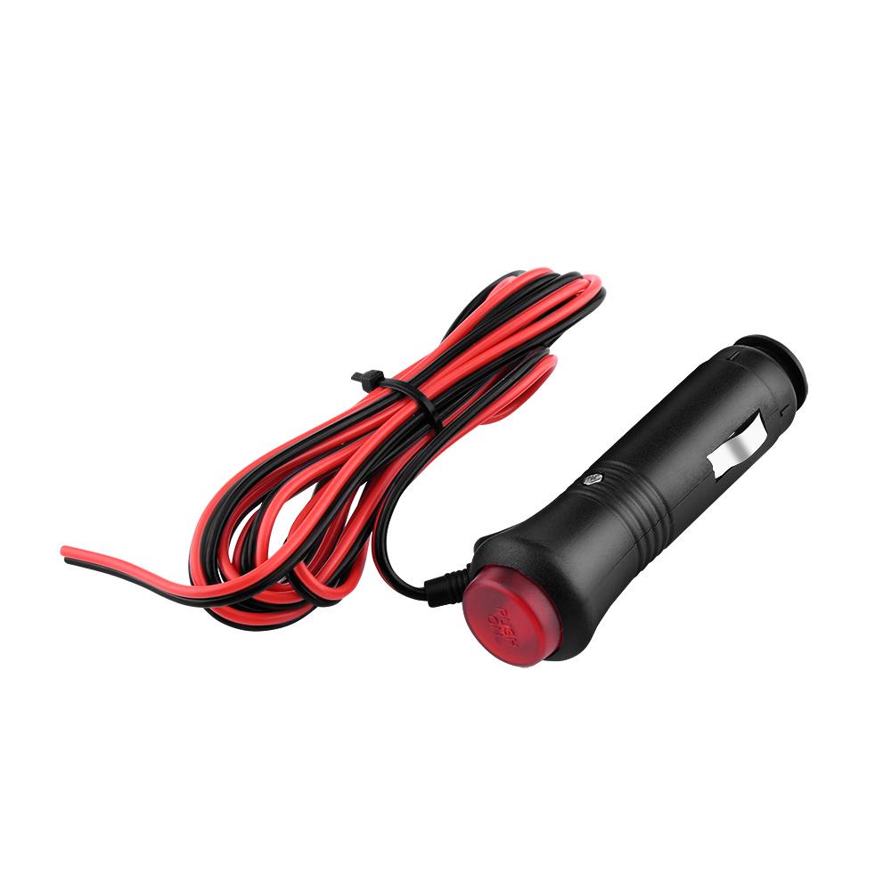 Accendisigari Universale Maschio 12V-24V Con Spina, Interruttore, Fusibile E Cavo 1.5m Per Auto - 2
