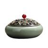 Large Ceramic Indoor Incense Burner: Fireproof Sandalwood & Stick Holder, Mosquito Repellent Ornament