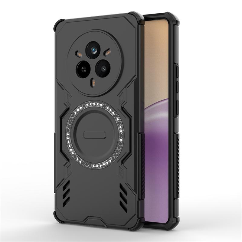 Armor Case For Realme 14 Pro 5G Magnetic Adsorption Wireless Charge Cover Realme 14 Pro Plus 14 Pro+ Case For Realme 14 Pro Case