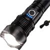 Camping Flashlight 5 Light Modes Zoomable Torch Type-C USB Charging Handheld Light IP65 Waterproof for Outdoor Fishing Emergency