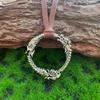 Viking Ouroboros Ring Pendant Necklace - Trendy Retro Jewelry for Parties