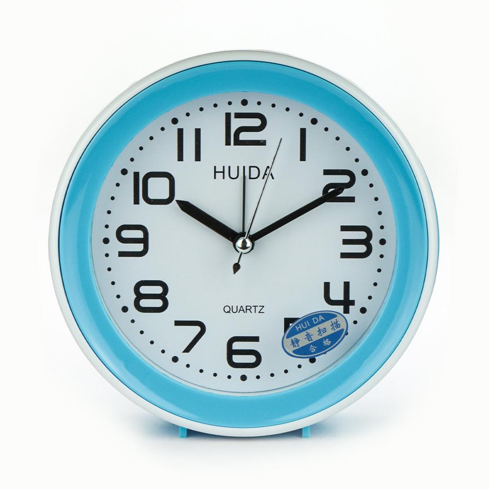 

Creative and Generous Round Alarm Clock Mute Clock Children s Bedroom Watch Student Dormitory Bedside Clock Gift