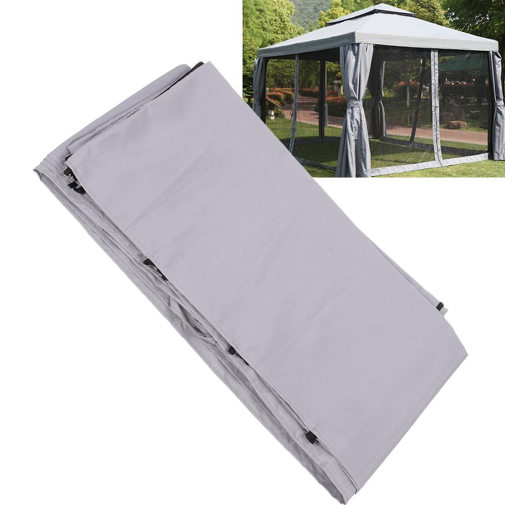 Replacement Canopy Sidewalls UV50+ Water Proof Hvy Duty Canopy Tent Sidewalls for Outdoor Garden Patio Gray