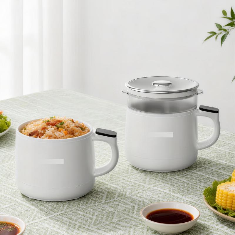 ZISIZ Electric Noodle Pot with Steamer