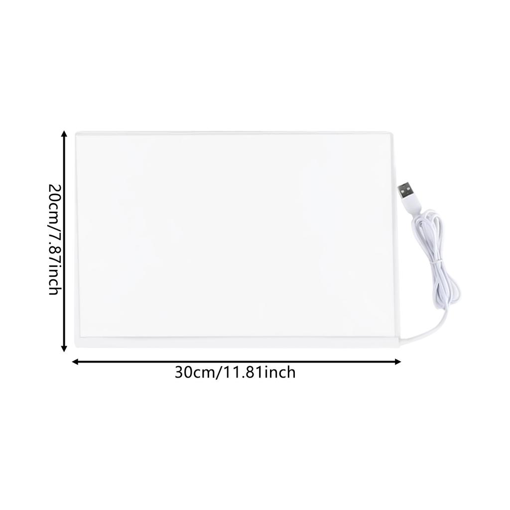 USB Power Acrylic Message Board with Color Led Note Board With Adjustable Stand For Bar Counters Hotel Front Desks