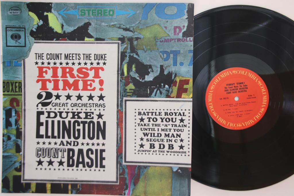 LP Record DUKE ELLINGTON, COUNT BASIE - First Time The Count Meets The Duke CS8515 COLUMBIA US Jazz Used