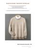 Men's 100% Pure Wool Striped Round Neck Sweater - Casual Cashmere Knitwear