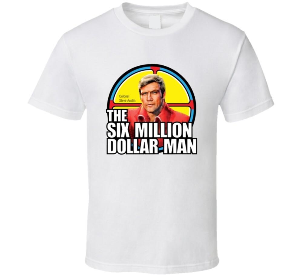 Six Million Dollar Unisex Steve Austin Bionic Unisex Tv Show Fan T Shirt