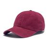 Mens Cotton Worn Look Water Washed Cotton Embroidered Baseball Cap Protect Sun