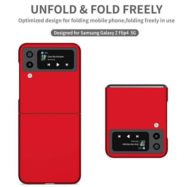 Anti -Scratch Comfortable Fashion Case For Samsung Galaxy Z Flip 4 5g Flip4 Flip3 Flip 3 Non -Slip Cover For Samsung Z Flip4