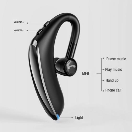 F900 Mini Earhook Wireless Bluetooth-compatible 5 Earphone Car Handsfree Call Headphone