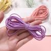 2-5Meters/Lot Round Elastics Rope 2mm 2.5mm Multicolor Nylon Elastic Rubber Bands for DIY Bracelet Necklace Jewelry Accessories