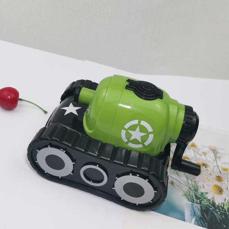 Durable Cartoon Hand-Crank Pencil Sharpener for Students and Kindergarten