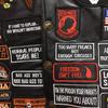 Chaleco de Cuero Patchwork Americano Harley para Hombre para Ciclismo con Parches Bordados, Talla 42