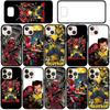 Cover for iPhone 17 16 15 Xiaomi Poco Redmi Note 14 13 12 11 Pro Max 9 16e Samsung Galaxy S25 S24 S23 OPPO Huawei Wolverine Anime Deadpool Phone Case
