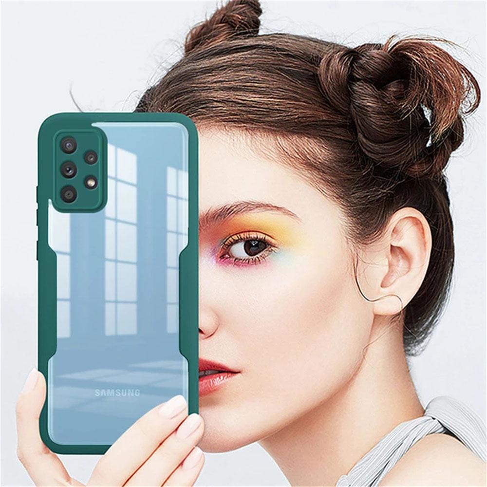 360 Full Body Front Back Protection Cover For Samsung A53 5G A52 A32 A22 A13 A33 A12 A73 A71 A51 A21s A30 A20 A03s A02s A82 Case