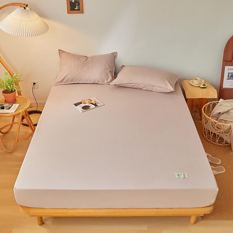 100% Bavlna Jedno Růžové Prostěradlo Chránič Proti Prachu Univerzální Potah Matrace Ložní Prádlo Queen S Gumičkou Ložní Prádlo