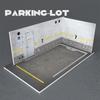 PVC Material 1/32 Car Garage Parking Space Garage DIY Scene Parking Lot Model  Kids Present
