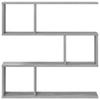 Wall Shelf Sonoma Grey 80 x 12 x 79.5 cm Engineered Wood