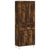 Highboard Smoked Oak 69.5 x 34 x 180 cm Particleboard