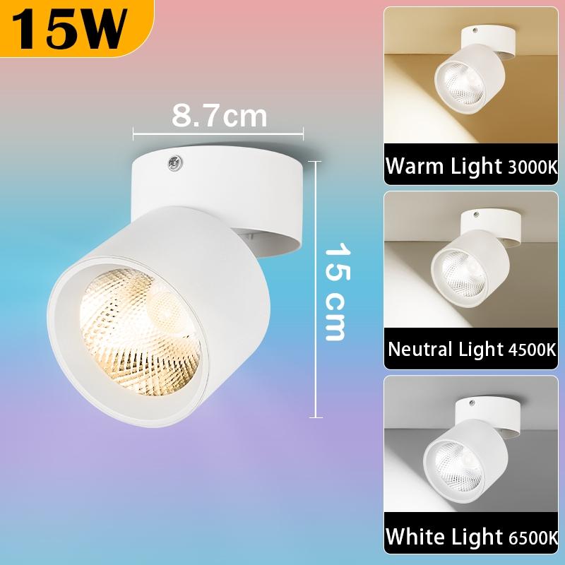 Led Downlights AC110-265V Spotlight IP44 Waterproof Spot Led Light Focos Led Ceiling Lamps Fixture for Kitchen Bathroom Entrance