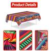 Mexican Theme Fiesta Party Waterproof Plastic Tablecloth Birthday Party Decor Kids Tablecloth Dining TableCover Kitchen Supplies