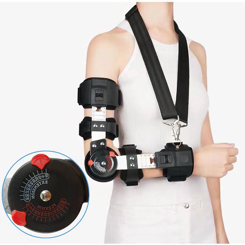 Durable And Safe New Elbow Joint Fixation Brace Rom Hinged Shoulder Arm Sling Forarm Braces Support Splint Orthosis Adjustable Sling