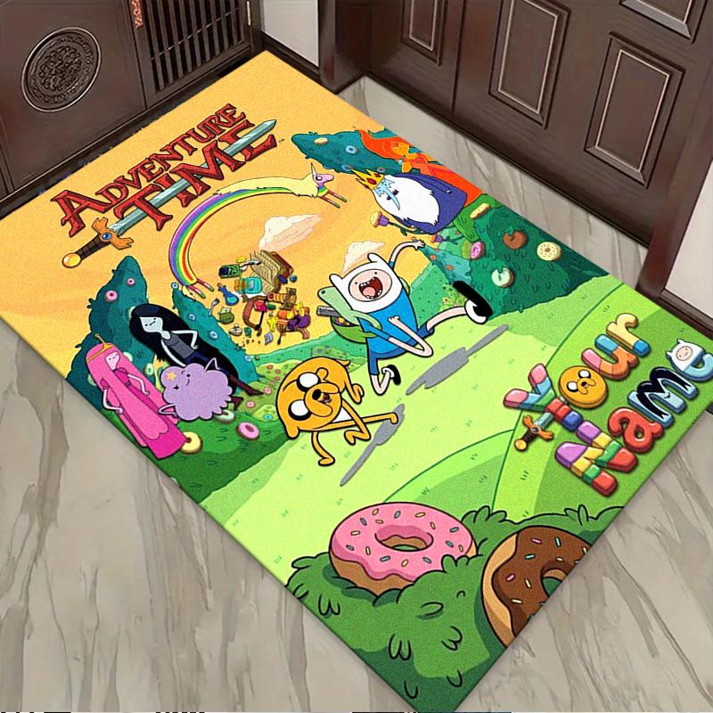 Name Custom Adventure-Time Carpet Rug for Living Room Bedroom Home Sofa Decoration,Kids play Non-slip Floor Mat
