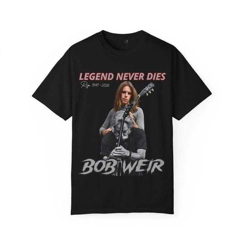 Bob Weir 1947-2026 Unisex T-Shirt Size S-4XL