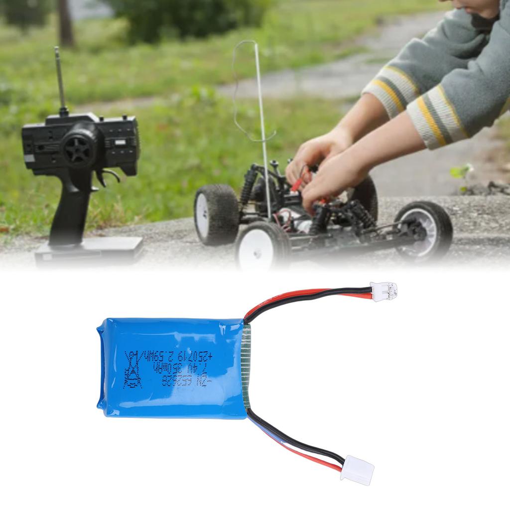 350mAh Battery Fit for   244016 RC Car Remote Control Model Toy Li Battery with Connector