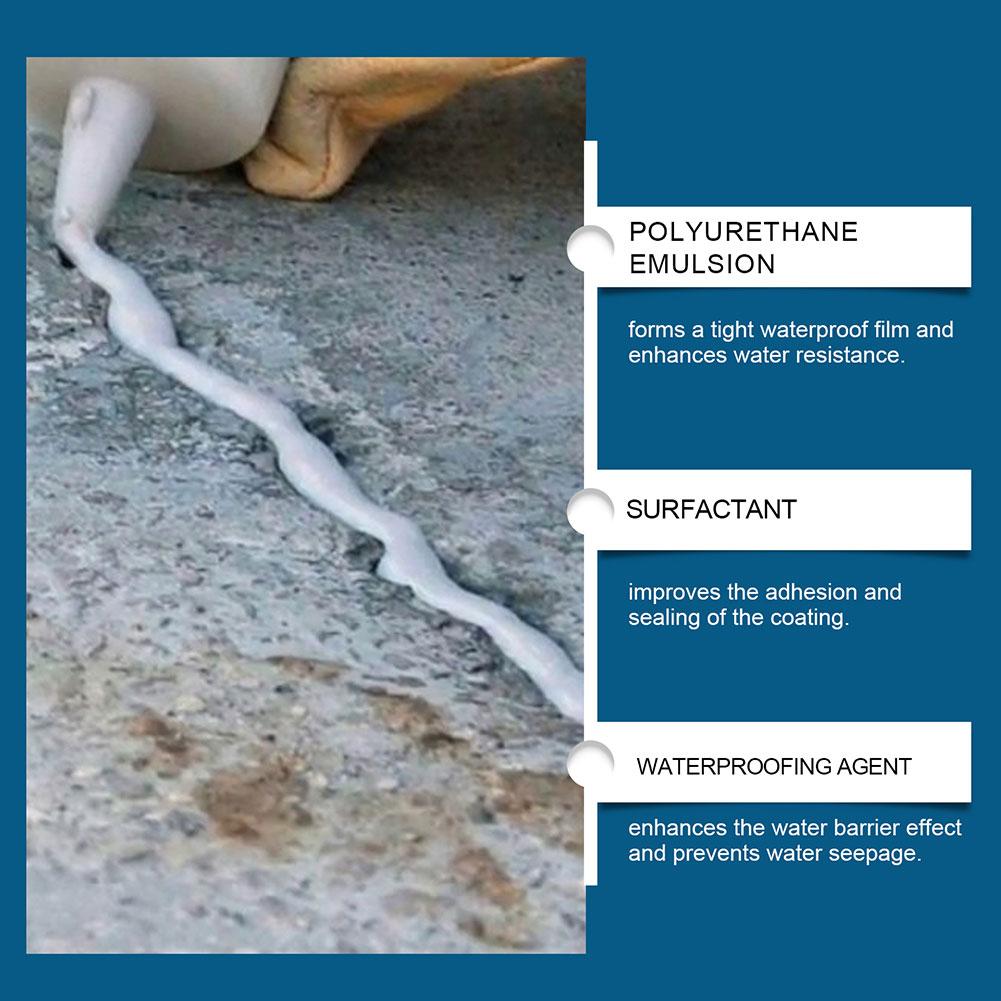 

100g Heavy-Duty Concrete Crack Household Repair Adhesive Leakage Roof Glue Material Strong Plugging Grouting Sealant Waterp T8L8 China