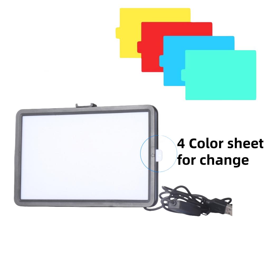8 Inch Photo Studio LED 3000-6000k Lighting Video Fill Lamp Light Panel Photography for Live Streaming Youbube RGB