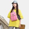 Waterproof Backpack with Front Pocket Nylon Solid Color Casual Backpack