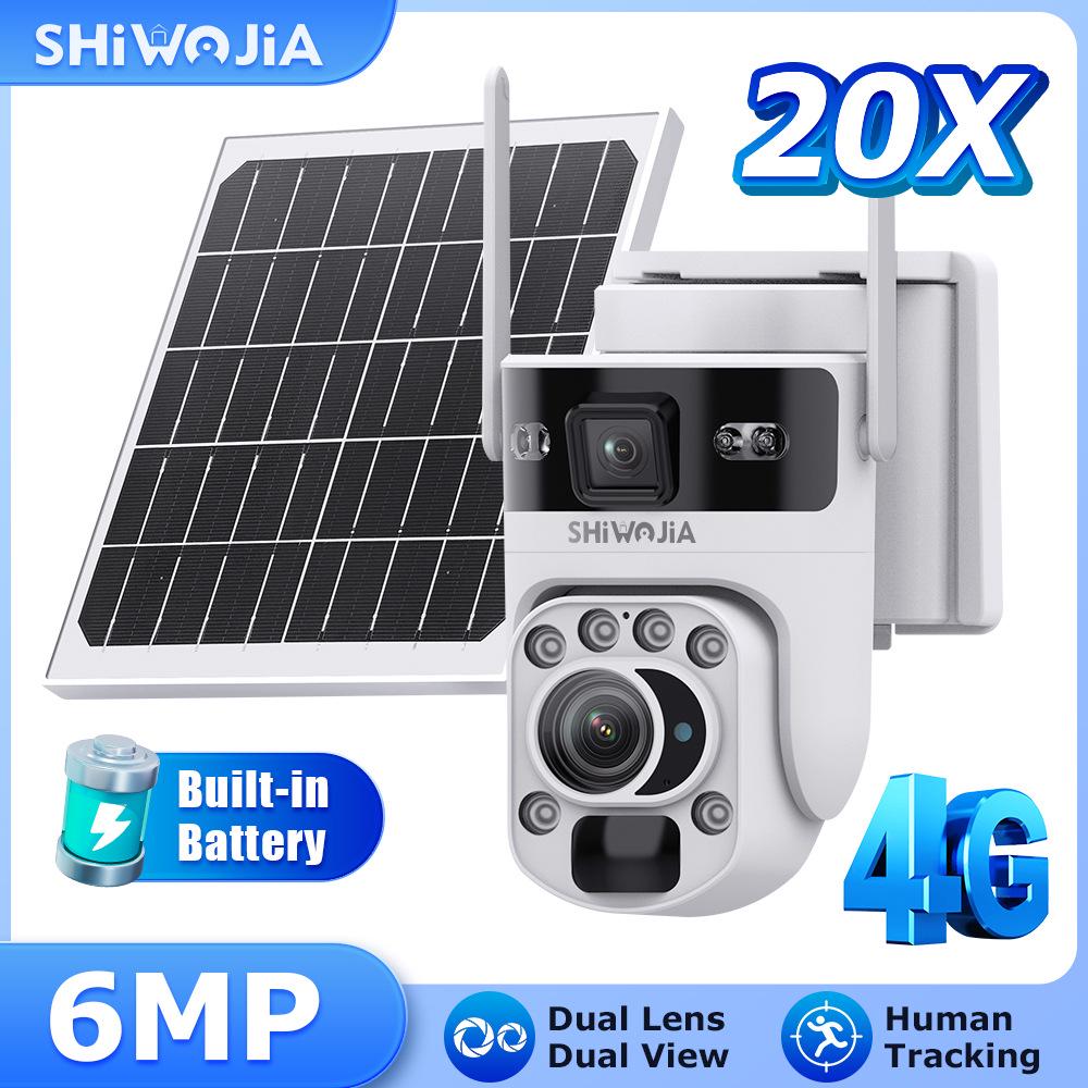 

Solar-Powered Dual Lens HD Camera: 50X Zoom, 6MP, Low Power Smart Monitoring with Continuous Operation 6MP-WIFI Version