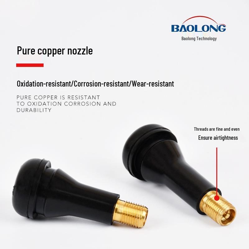 TR413/TR414 EPDM Rubber Valve Stem for Tubeless Car Tire