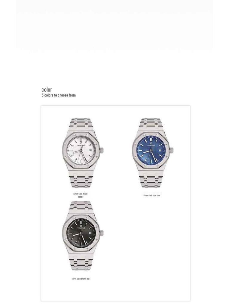 Swiss Waterproof Men's Automatic Mechanical Watch with Large Dial - European & American Style