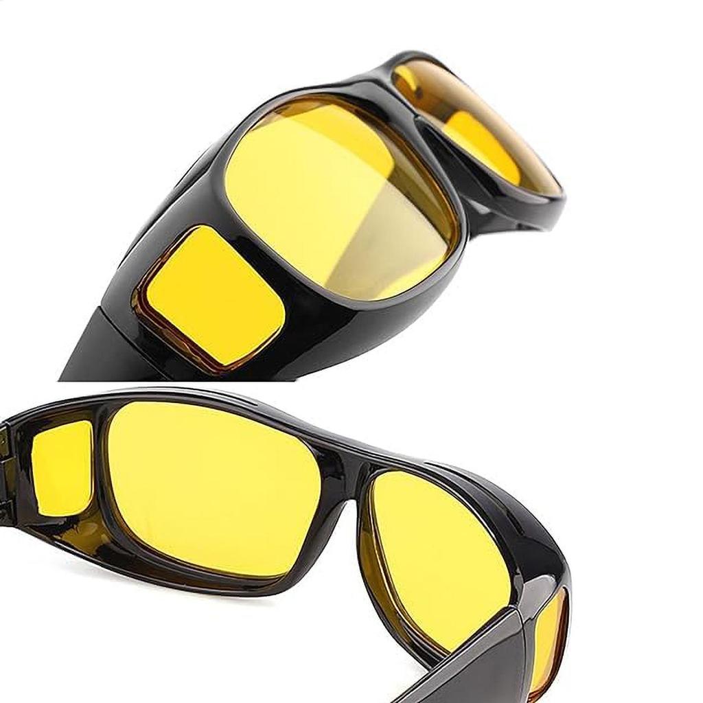 Anti Glare Glasses Night Driving Fit Over Glasses Anti Glare Driving Glasses Polarized Anti-glare Yellow Tinted Glasses