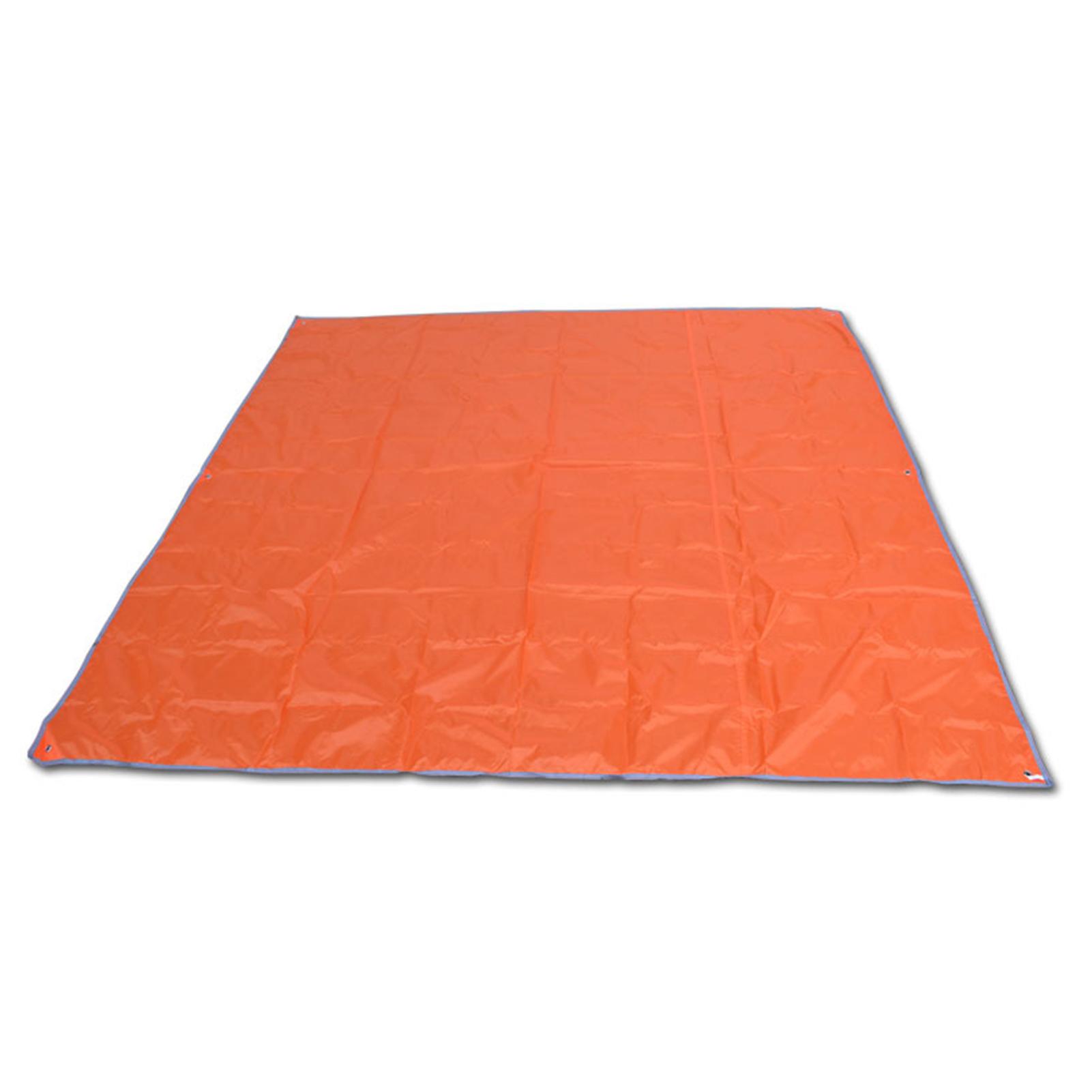 Outdoor Picnic Mat Thicken Oxford Cloth Waterproof Multifunction Outdoor Floor Mat for Outdoor Camping Picnic Tent 150x210cm / 59.1x82.7in оранжевый