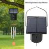 With Hook Wind Chime Motor Black Solar Rotating Motor Easy Installation Hanging Display Motor