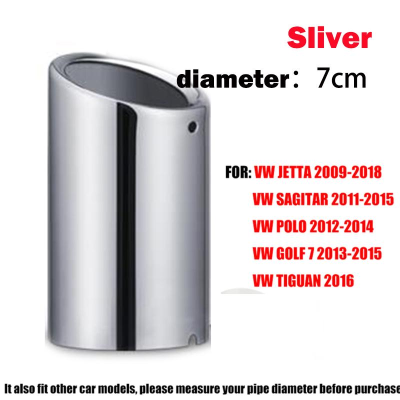 Stainless Steel Car Exhaust Muffler TailPipes For New Sagitar New Lavida, New Bora Golf Tiguan Scirocco 1.4T Special TailPipes