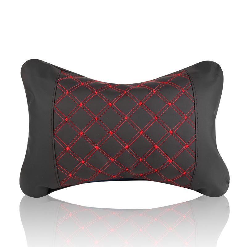 Automotive Interior Products Car Headrests Neck Pillows Soft Pillows for Interior Use Car Pillows Car Red Wine Headrests 20*18CM