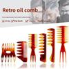 Flat Double-Sided Flat Comb Wide Toothed Hair Oil Head Comb Vintage Wide Tooth Comb