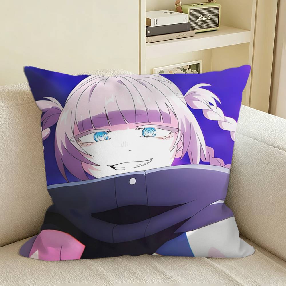 Night Girl Nanakusa Nazuna Anime Square Sofa Pillow Cover Solid Color Living Room Home Decor Cushion Case