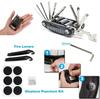 Mountain Bike Repair Tools Kit with Tire Patch Pump Portable Multi Tool Set for Road Auto Bicycle Accessories