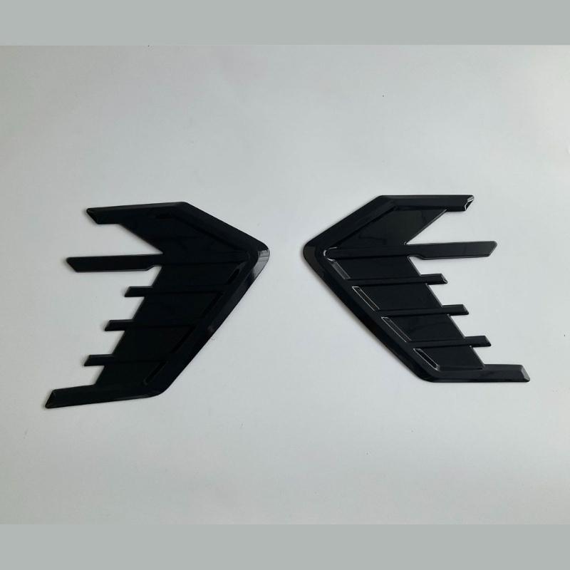 Car Side Air Outlet Vent Decoration Sticker Trim Exterior Styling Accessory ABS Construction Vent Decal
