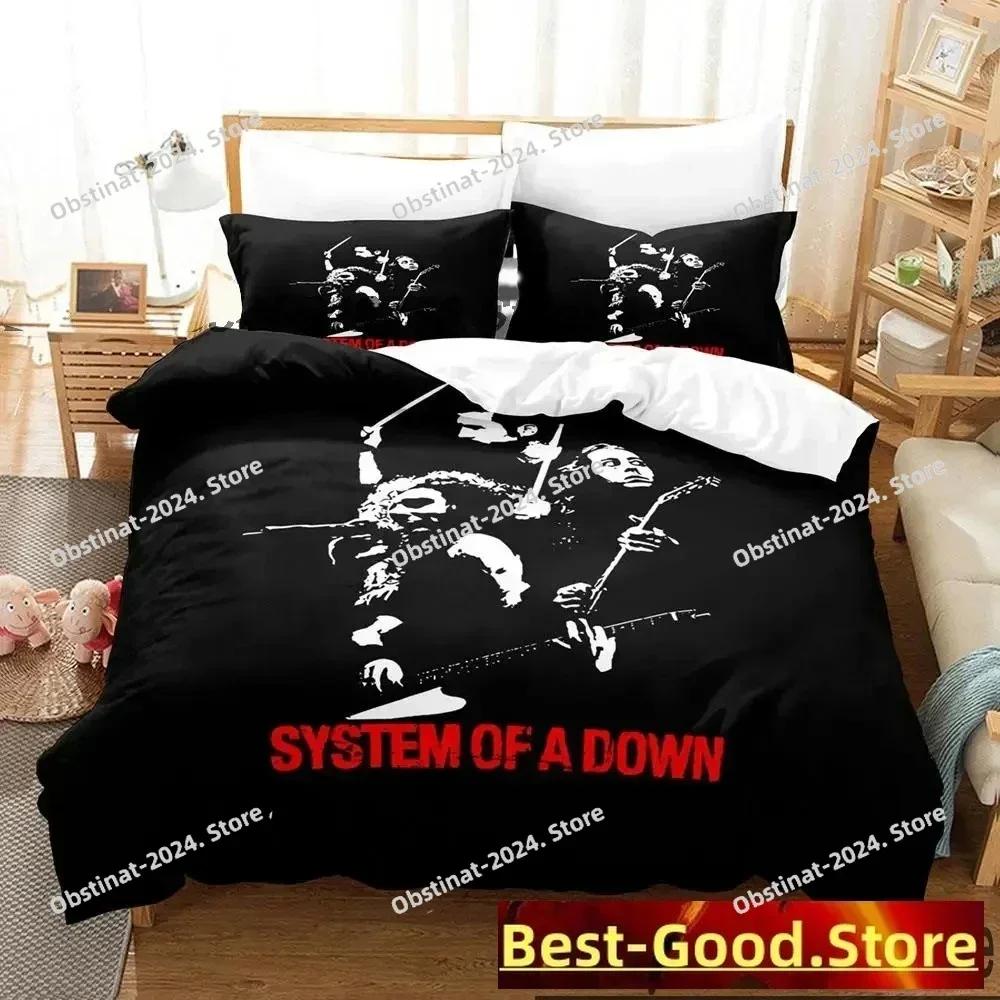 3D System Of A Down Bedding Set Printed single Comforter Quilt Bed Cover Duvet Cover Pillow Case 3 Pieces Sets Kids Adult Size