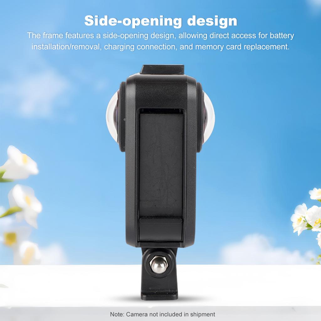 Carcasă Cadru Protector pentru GoPro Max 2 Carcasă Portabilă din Plastic Cușcă Carcasă cu Montură Shoe Rece Accesorii Cameră de Acțiune